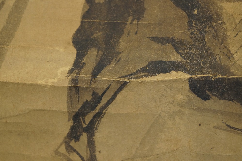Jurojin Hanging Scroll Jurojin Motif Close-Up 3