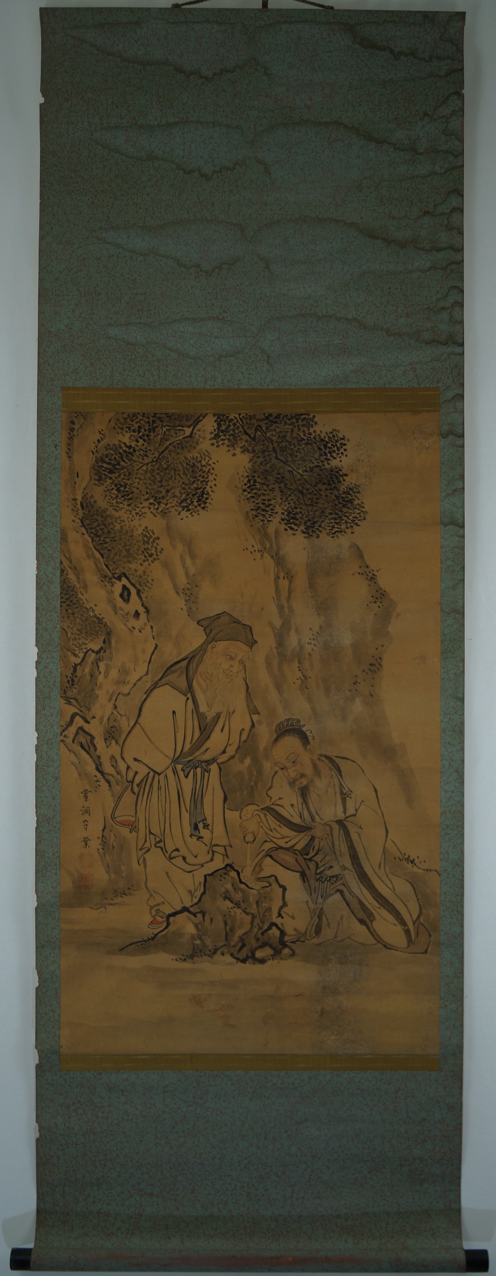 Tea Master Hanging Scroll Full View Hanging Scroll