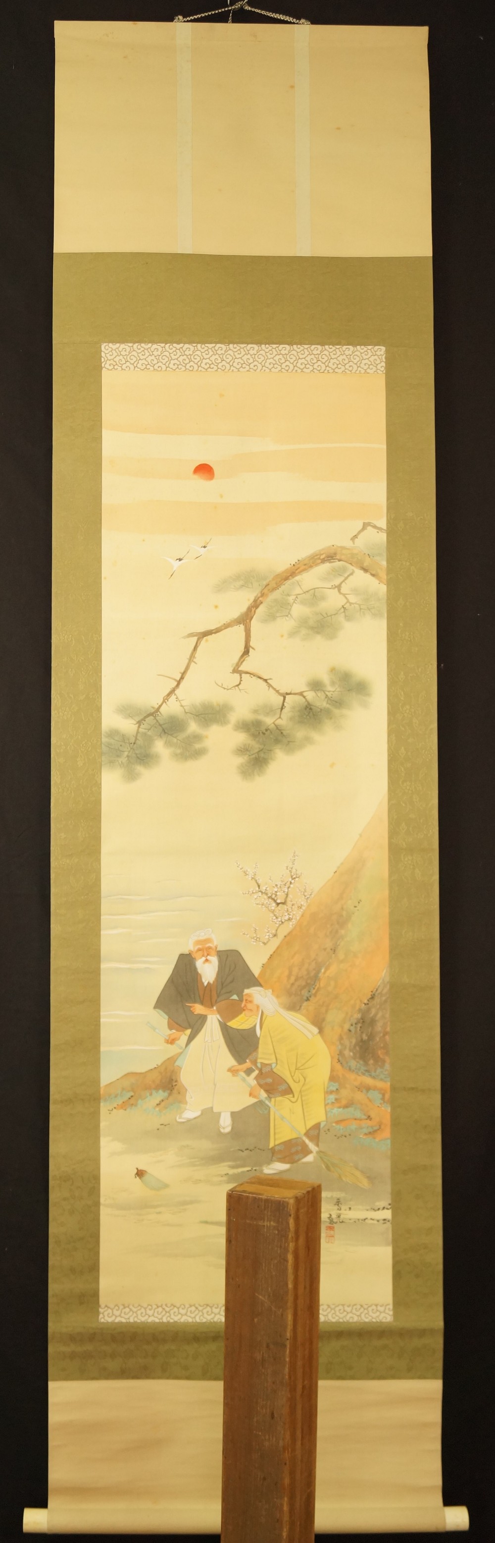 Takasago Legend Kakemono Full View Hanging Scroll