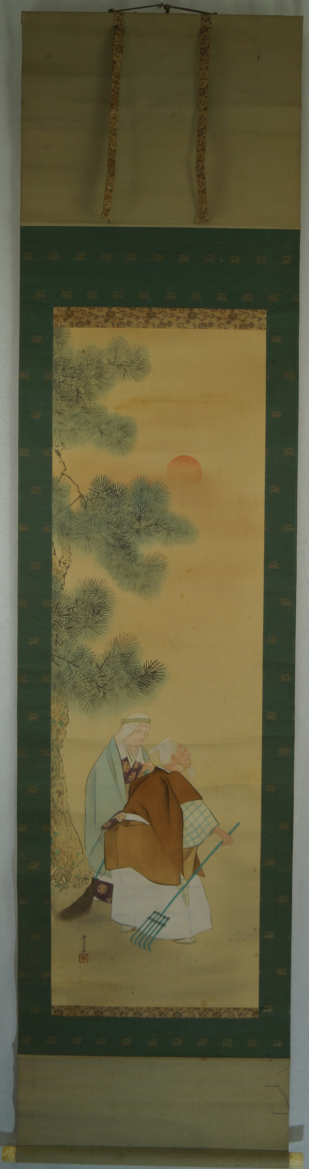 Takasago Hanging Scroll Full View