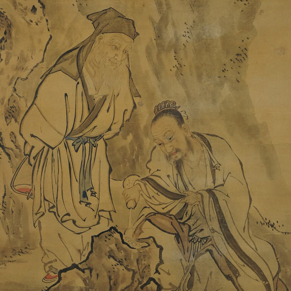 Tea Master Hanging Scroll Motif Close-Up Preview