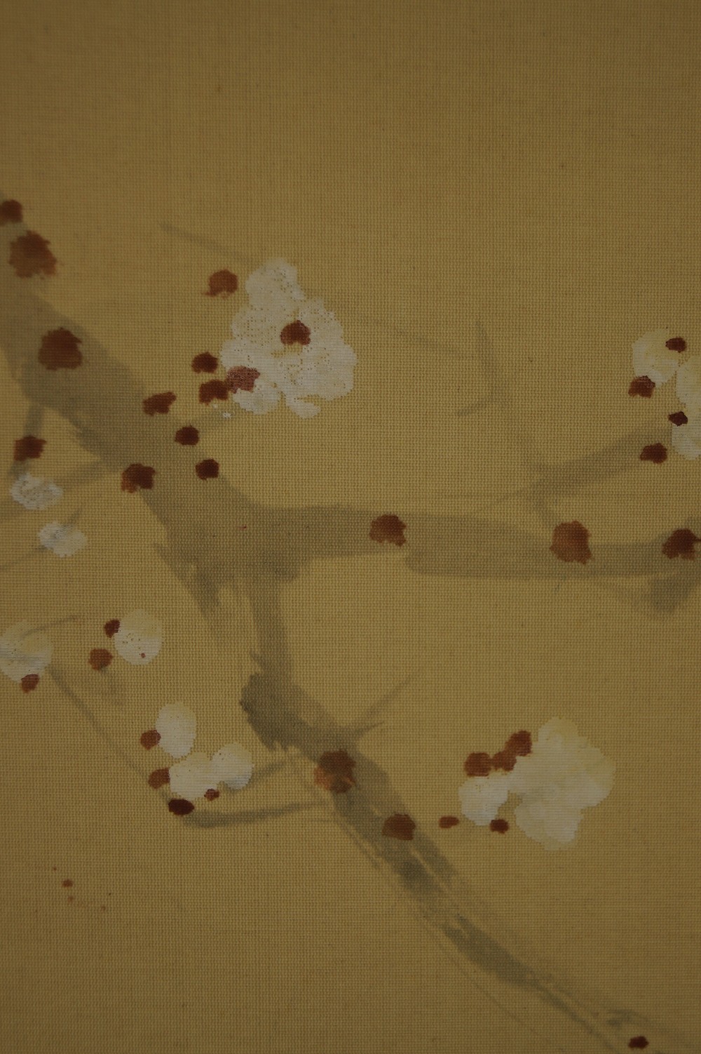 Japanese Hanging Scroll Beauty and Sakura Sakura Motif Close-Up 2