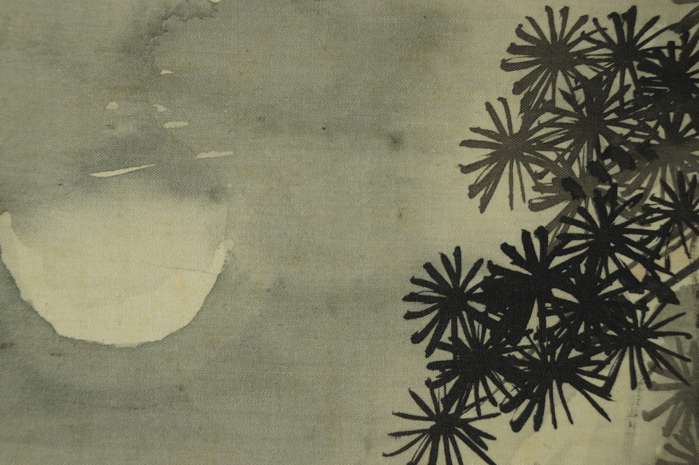 Landschaft Mond Motiv Nahaufnahme