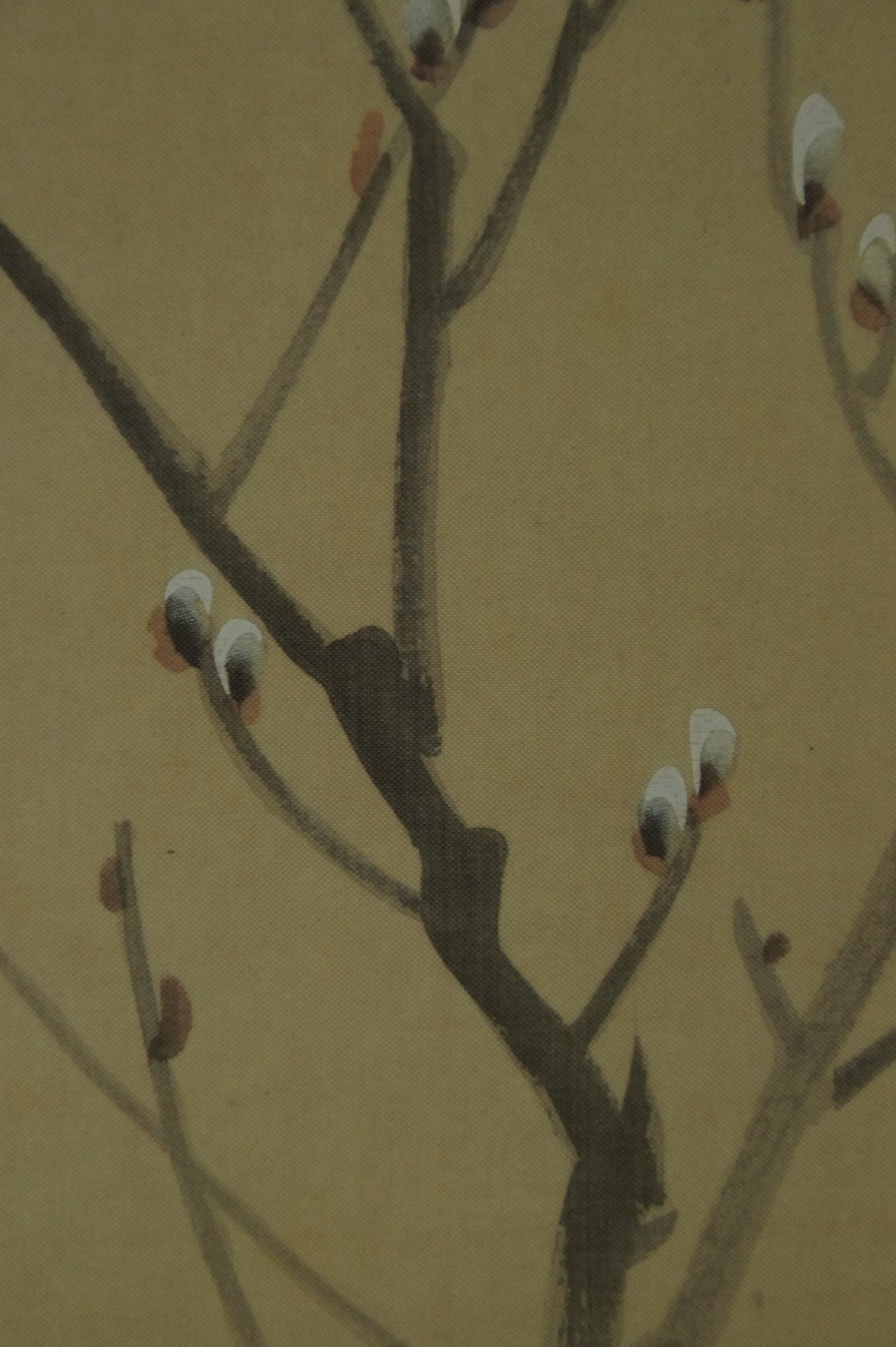 Two Ducks by Keifumi Matsumura Pussy Willow Motif Close-Up 2