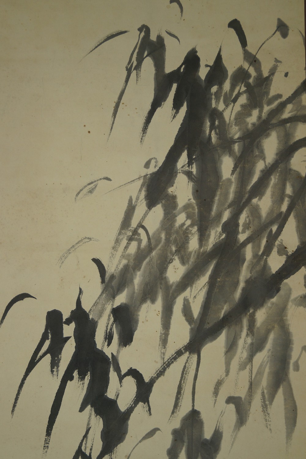 Kakemono Bamboo Motif Close-Up