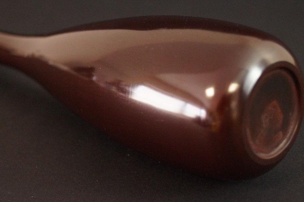 Copper Vase by Kageaki Watanabe Foot Close-Up 3