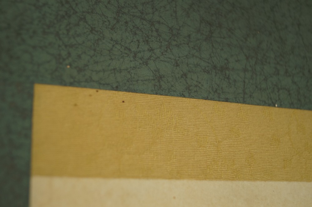 Kakemono Kalligrafie Gedicht Montierungsdetail 2