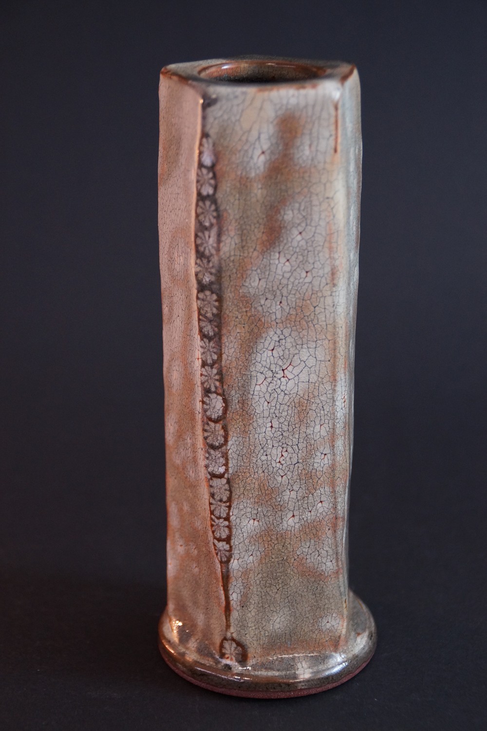 Seto Vase by Hidetoshi Suzuki Front View