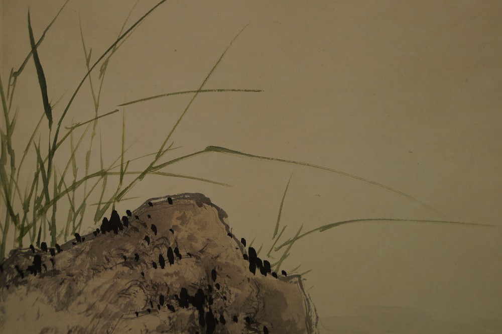 Two Turtles by Shogetsu Landscape Close-Up 1