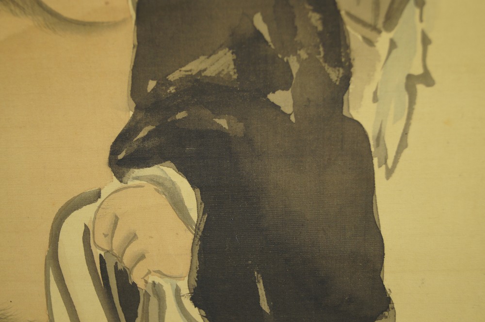 Hotei Hanging Scroll Hotei Motif Close-Up 4