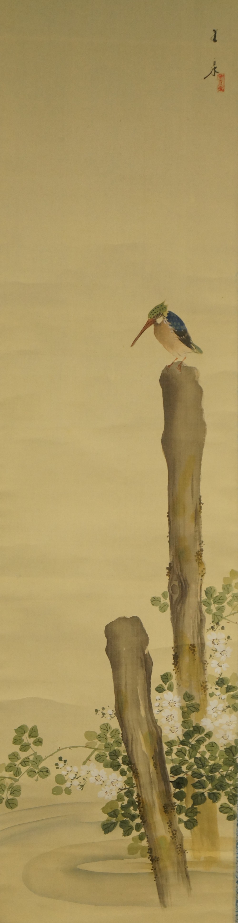 Eisvogel - Japanisches Rollbild (Kakejiku, Kakemono)