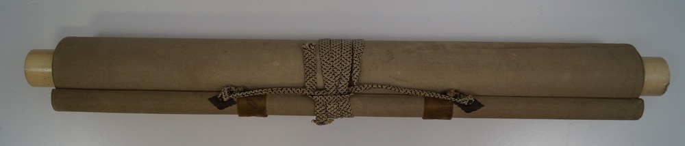 The Old Pine Hanging Scroll Rolled Up