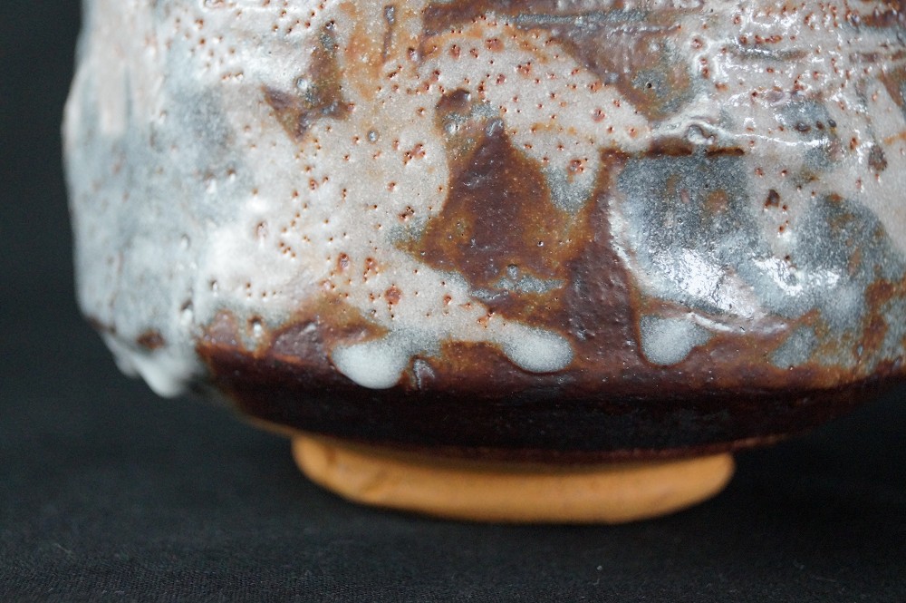 Chawan Shino Ware Glaze Close-Up