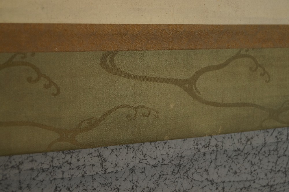 Zen Kalligrafie Enso von Taniuchi Seigan Montierungsdetail 1