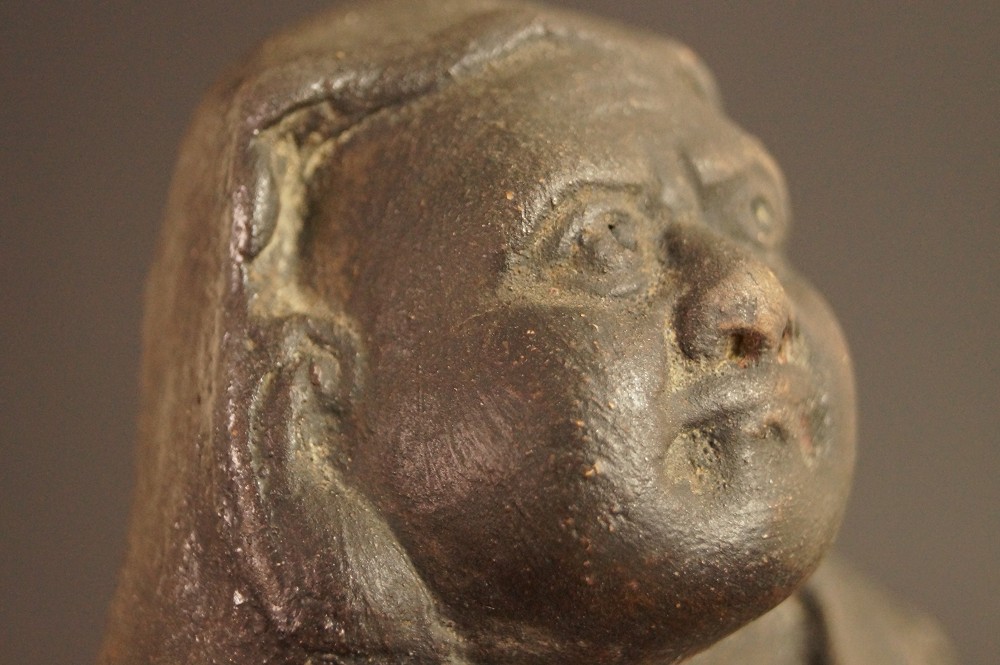 Bodhidharma Daruma Figur Gesicht-Motiv Nahaufnahme 2