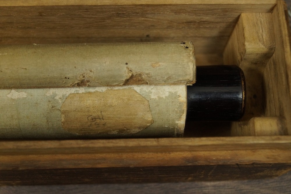 Carp in the water kakemono rolled up