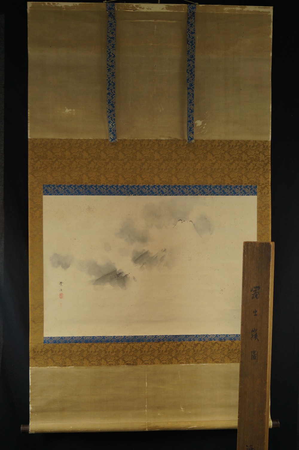 Berg Fuji von Toyohiko Okamoto Gesamtansicht Rollbild