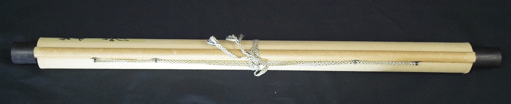 Peonies Hanging Scroll Kakemono Rolled Up