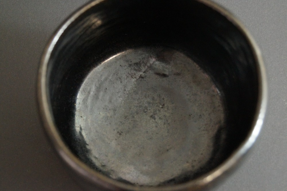 Raku Chawan by Kentaro Furumaru Interior View Close-Up 2
