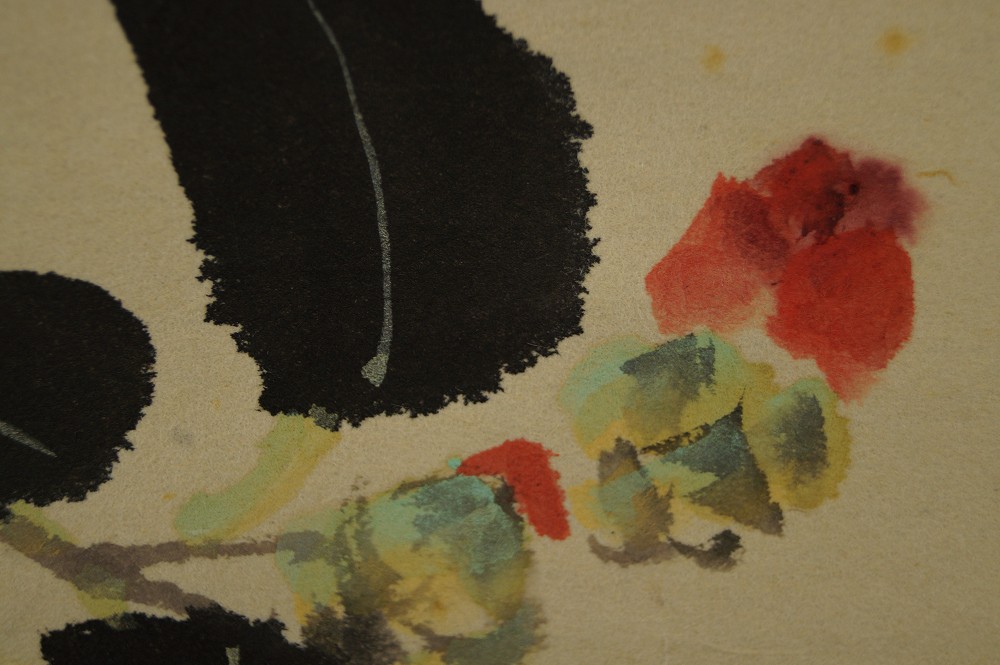 Camellia Blossom Motif Close-Up