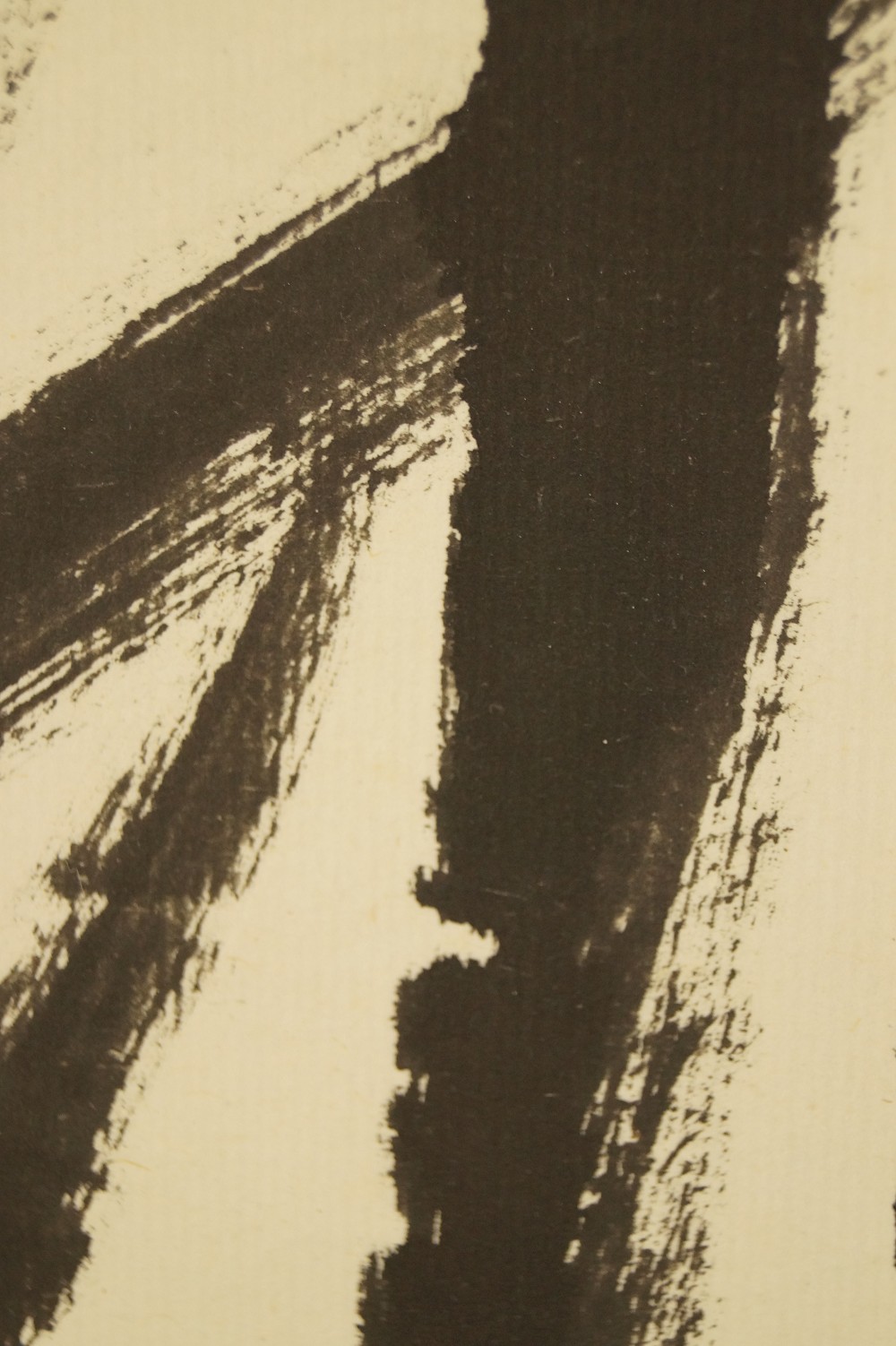 Kakemono Kalligrafie Pinselfuehrung Nahaufnahme 2