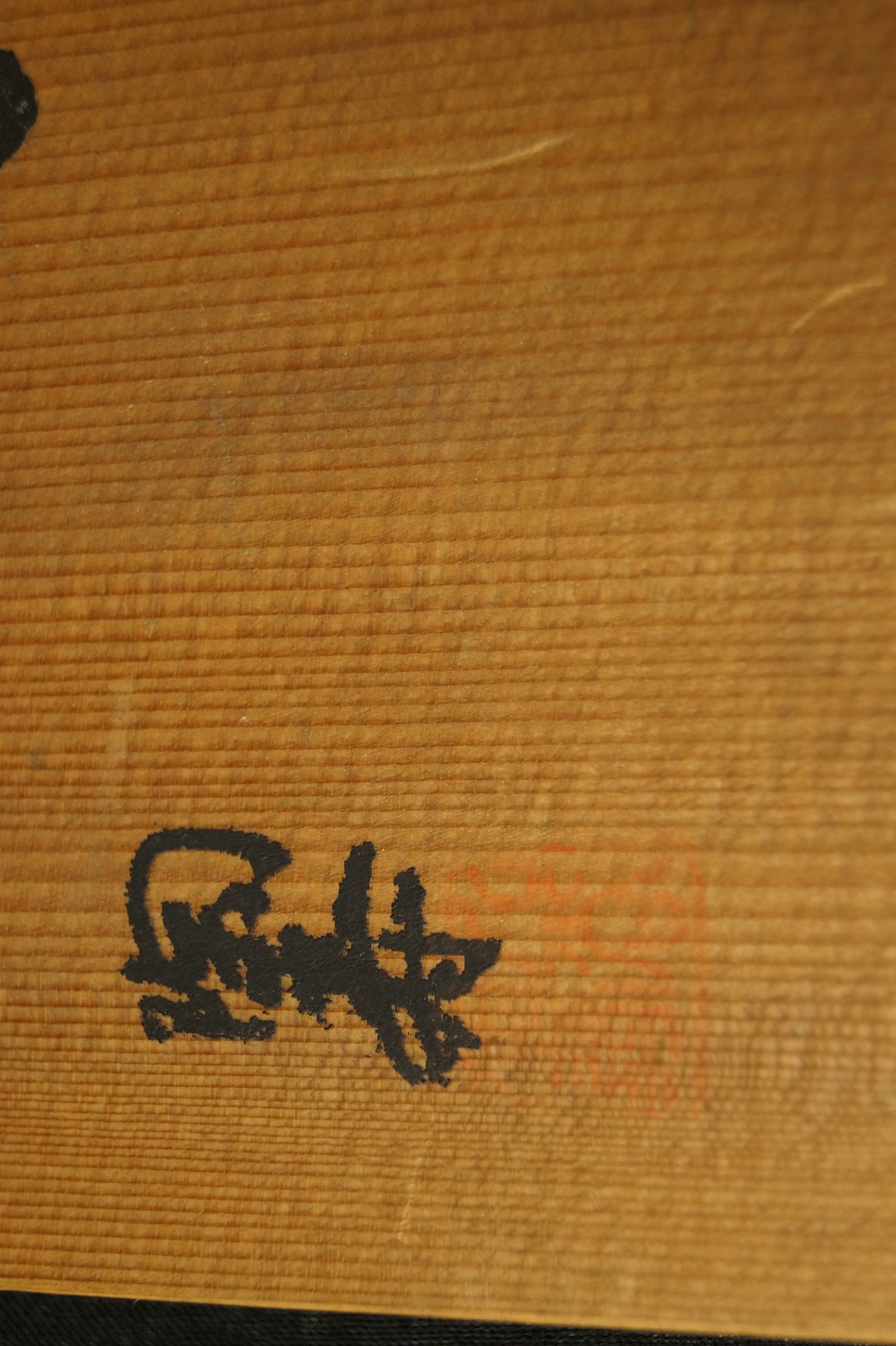 Sakura Vase Storage Box Lid Close-Up