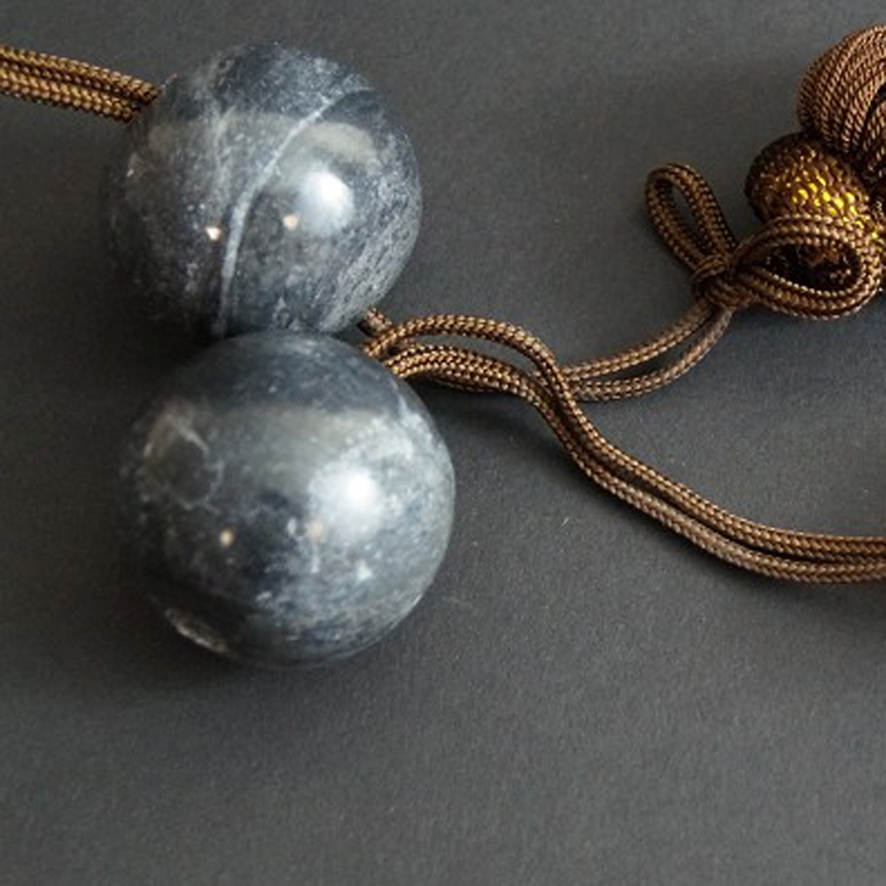 Fuchin Dairiseki marble gray motif close-up preview