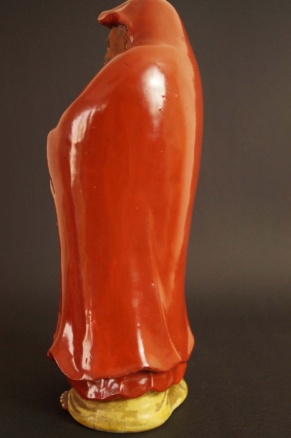 Bodhidharma Daruma Kutani Figure Rear View 2