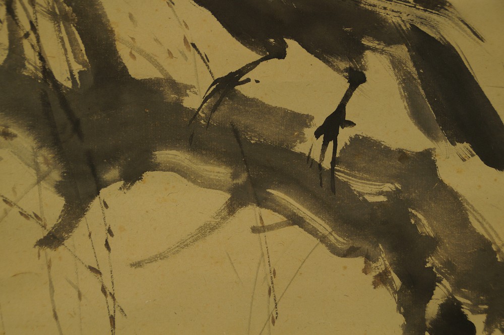 Crow by Ishirei Okada crow motif close-up 3