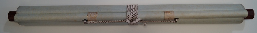 Bird and Flower Hanging Scroll Rolled Up