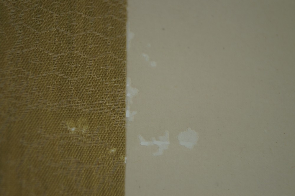 Calligraphy The Power of the Emperor Illuminates the World Hanging Scroll Mounting Detail