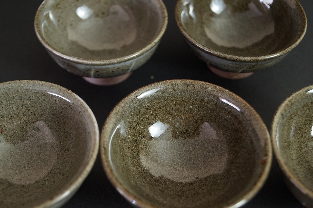 Sake Cup Set by Morioka Kisaragi Interior View Close-Up 3