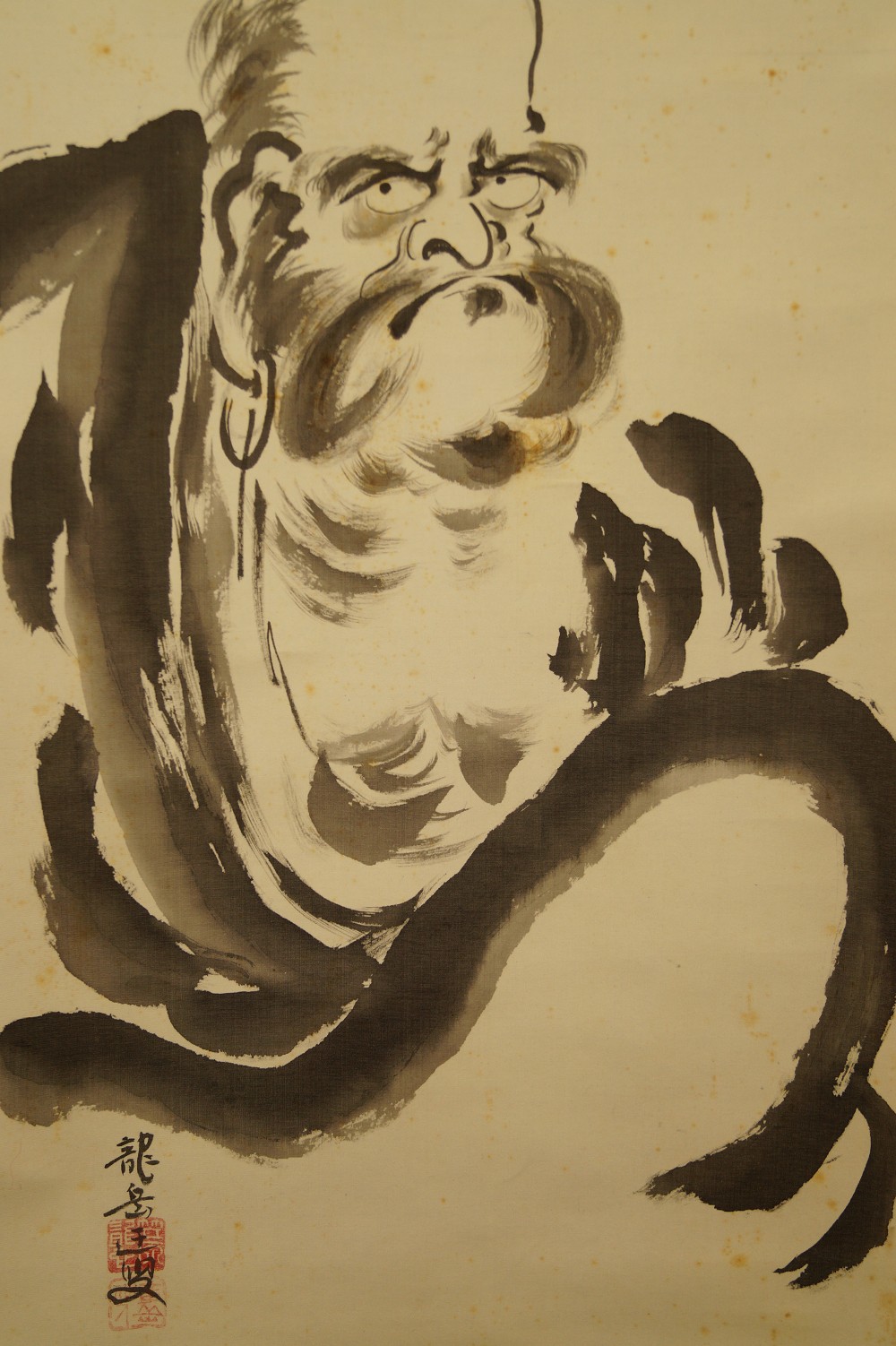 Bodhidharma Daruma Motif Close-Up 1