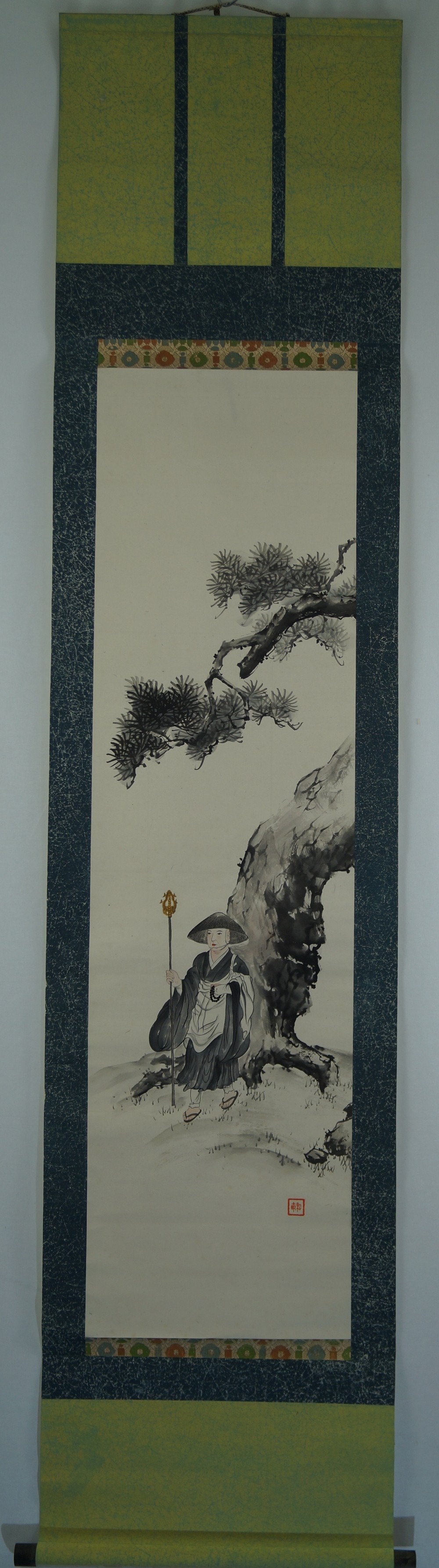 Monk Hanging Scroll Full View Hanging Scroll