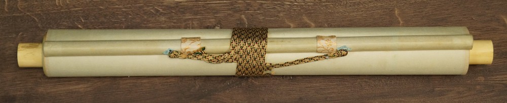 Wild Goose by Goto Koho Kakemono Rolled Up