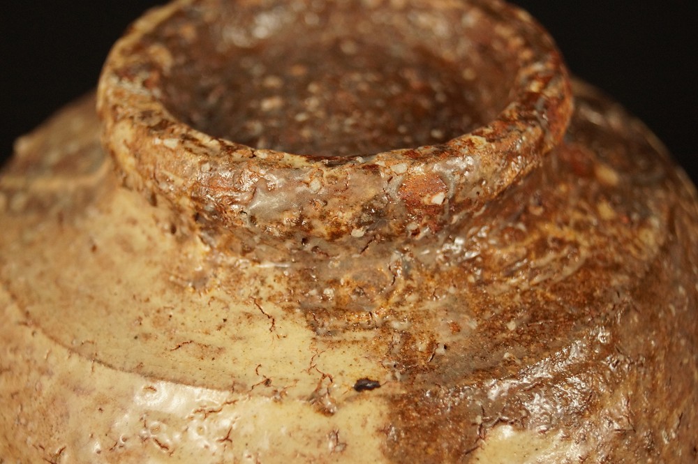 Foot of the Tea Bowl from Below Base Close-Up