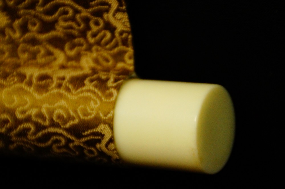 Buddha in Meditation Kakemono Scroll Detail