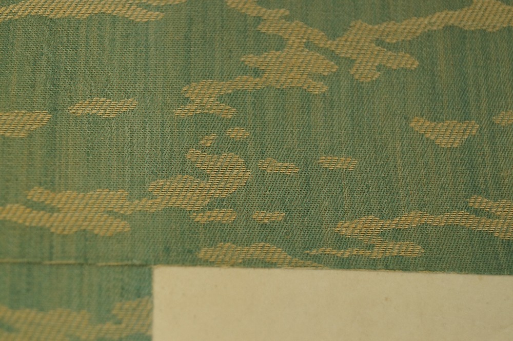 Kakemono Zwei Kraniche Montierungsdetail