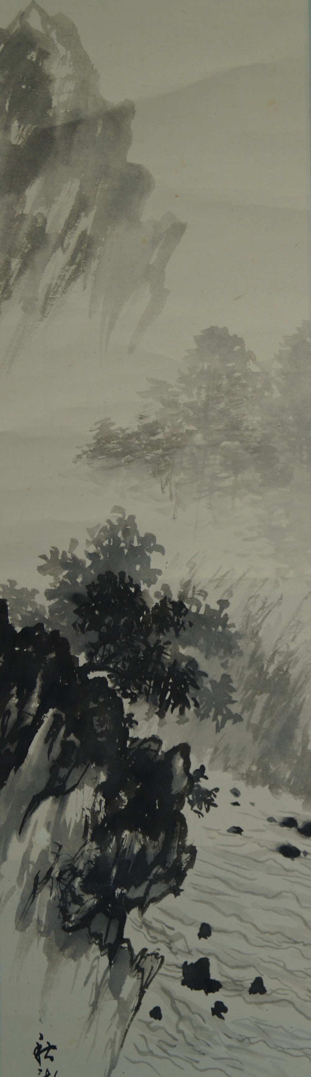 Kakemono Landschaft Landschaft Nahaufnahme 4