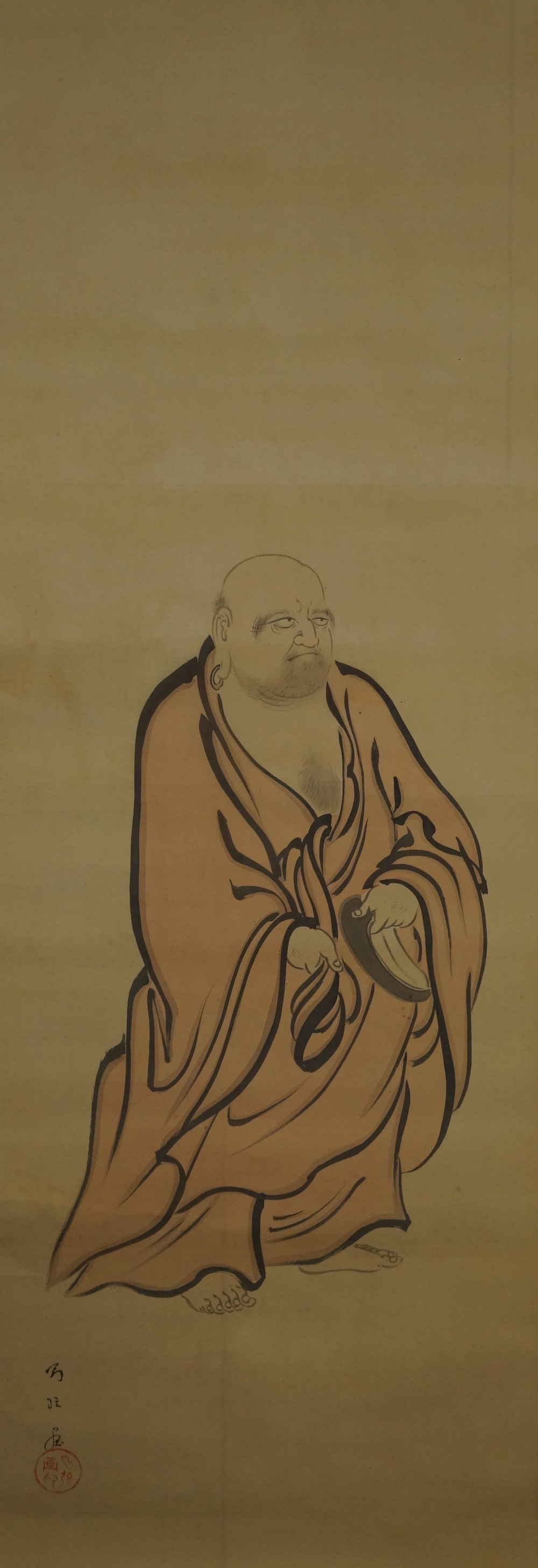 Bodhidharma full motif without mounting