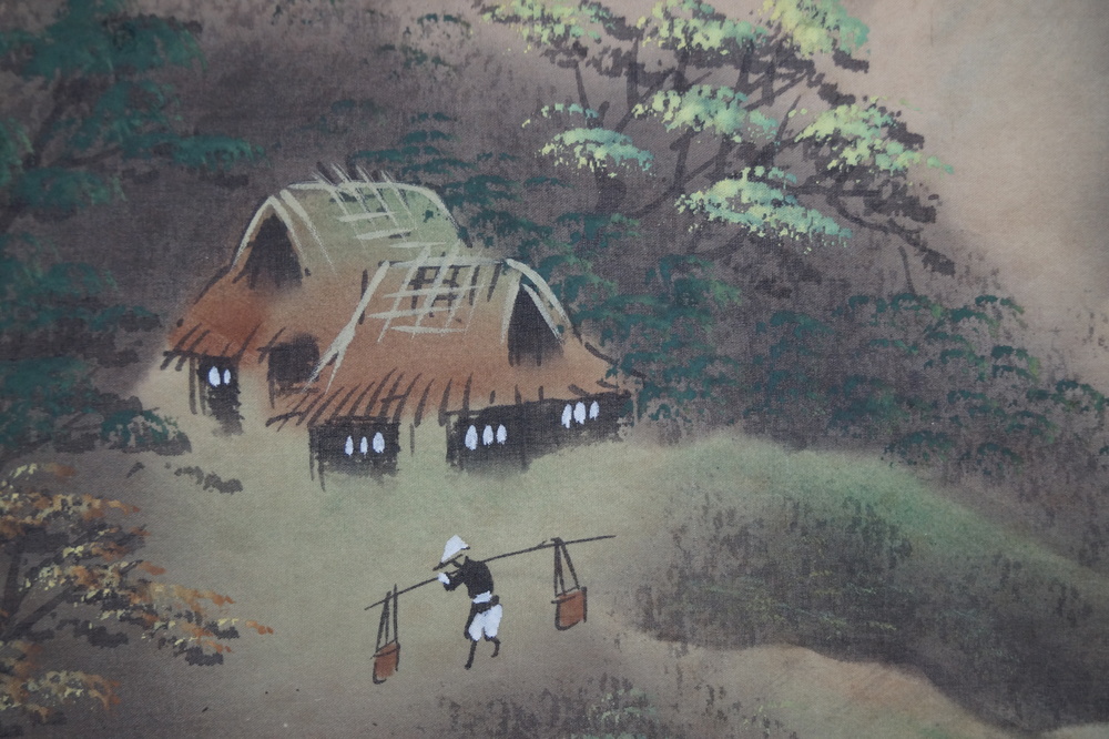 Landschaft Bauernhaus Nahaufnahme