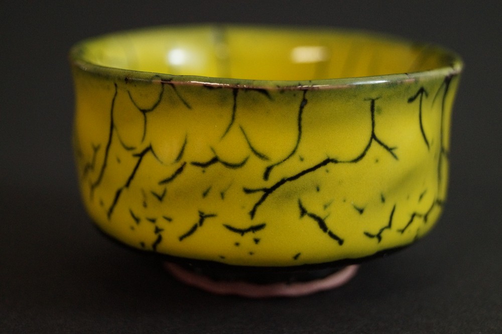 Hasami Guinomi by Akitoshi Kurosaki Front View