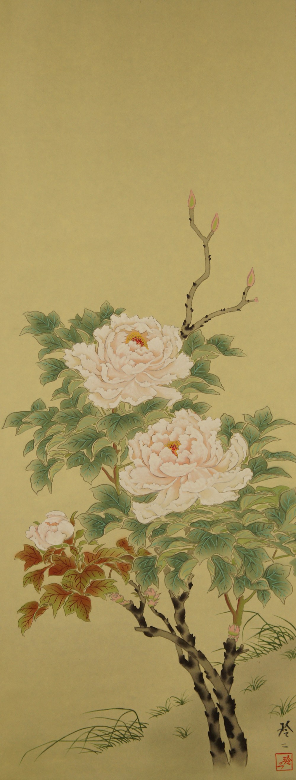 Peonies Full Motif Without Mounting