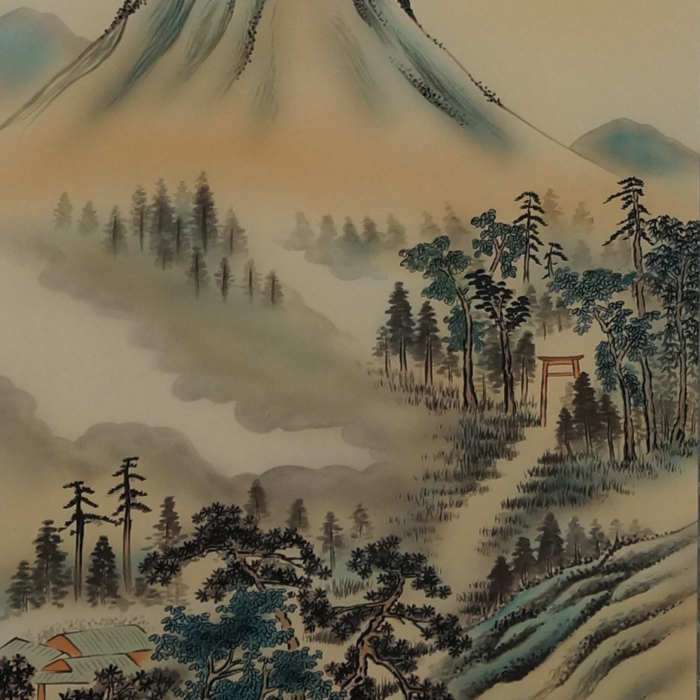 Landschaft Kakejiku Motiv Nahaufnahme Vorschau