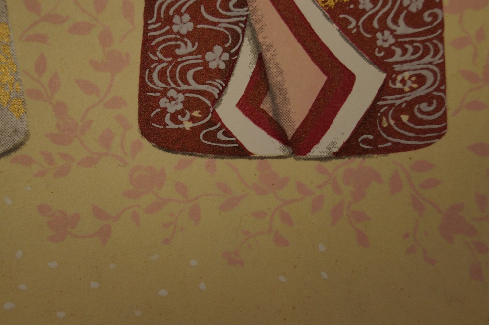 Shikishi Hina Dolls Druck Kaiserin-Motiv Nahaufnahme 2