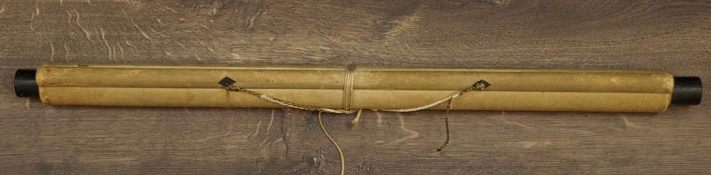 Japanese Hanging Scroll Crow Rolled Up