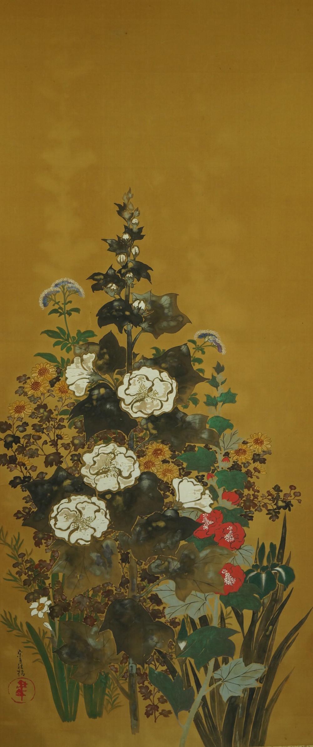 Blumen Rollbild Gesamtmotiv ohne Rahmung