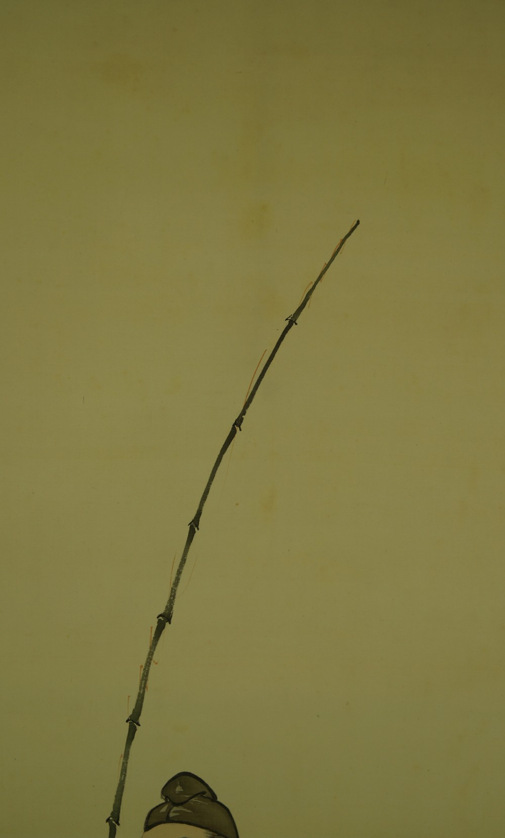 Fisherman Fishing Rod Motif Close-up