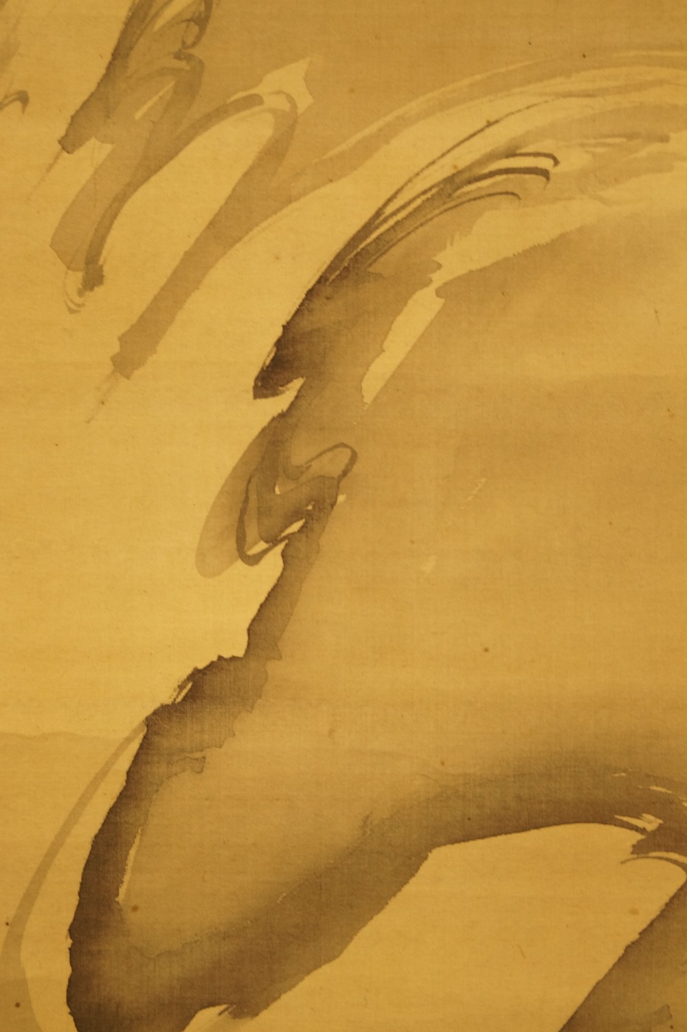 Aufgehende Sonne, brechende Welle von Ogata Gekko Welle Nahaufnahme 3