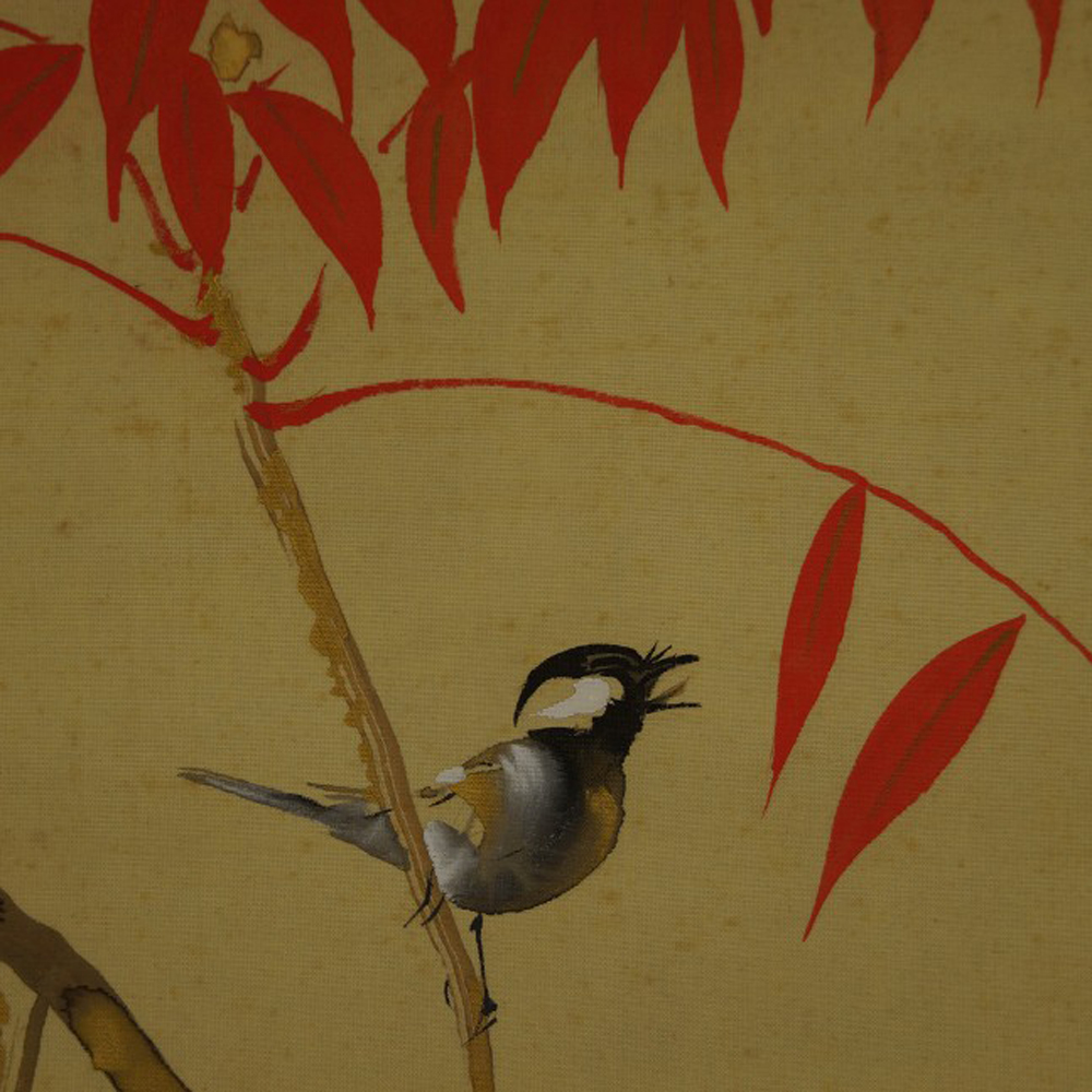 Autumn hanging scroll by Hokage Higashihara motif close-up preview